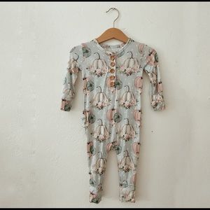 Posh Peanut Jackie Pumpkin Romper